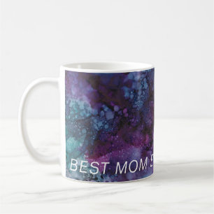 Beker "Purple-Blues inktvlek" Koffiemok