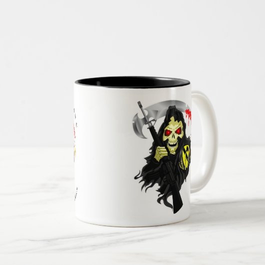 Beker QC Tweekleurige Koffiemok (Voorkant rechts)