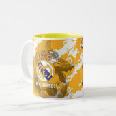 Beker Real Madrid Tweekleurige Koffiemok (Voorkant links)