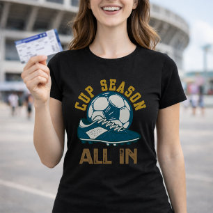 Beker Seizoen Voetbal Alles In Toernooi Sfeer T-shirt