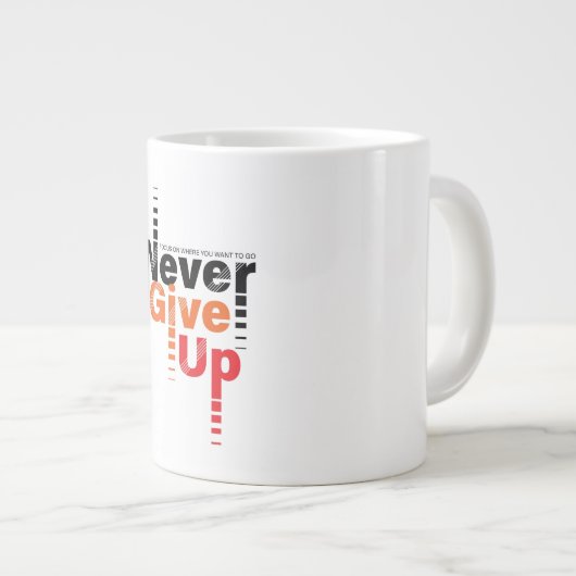 Beker stopt nooit grote koffiekop (Voorkant rechts)