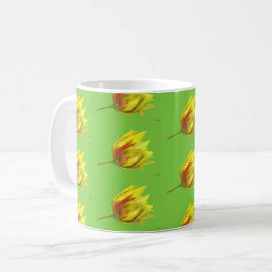 Beker tulp koffiemok (Voorkant links)
