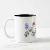 Beker Two Tones Saint James Way Tweekleurige Koffiemok (Links)
