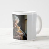 Beker van 600 ml grote koffiekop (Voorkant rechts)