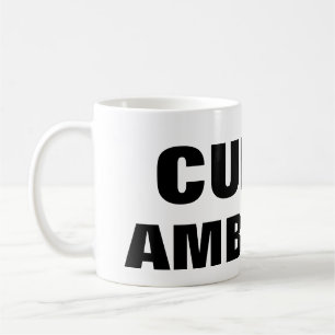 Beker van ambitie koffiemok