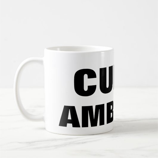 Beker van ambitie koffiemok (Links)