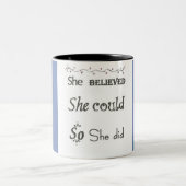 Beker van Betrouwbaarheidskoffie Mok Tea (Center)