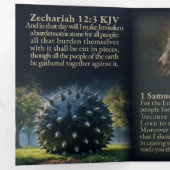 Beker van bevende drievoudige KJV-Kaart Drieluik Kaart (Binnenzijde eerst)