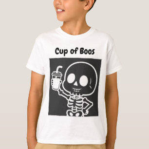 Beker van Boos Schattig Skelet Peuter Halloween T-shirt