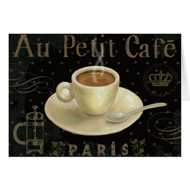 Beker van Cappuccino (Voorkant Horizontaal)