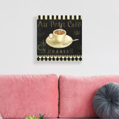 Beker van Cappuccino Canvas Afdruk (Insitu (Woonkamer))