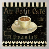 Beker van Cappuccino Poster (Voorkant)