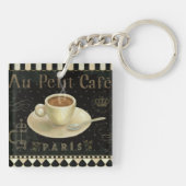 Beker van Cappuccino Sleutelhanger (Achterkant)