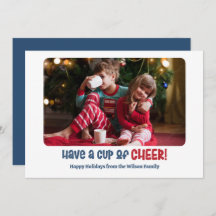 Beker van Cheer Holiday Photo Card