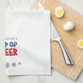 Beker van Cheer Keukenhanddoek (Quarter Fold)