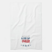 Beker van Cheer Keukenhanddoek (Verticaal)
