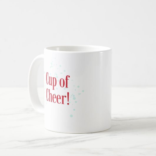 Beker van Cheer Koffiemok (Voorkant links)