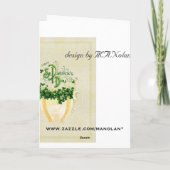 Beker van Cheer St. Patrick's Card Kaart (Achterkant)