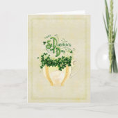 Beker van Cheer St. Patrick's Card Kaart (Voorkant)
