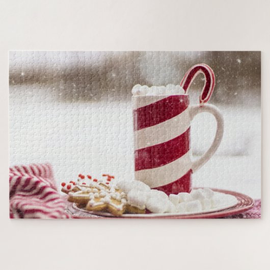 Beker van Cocoa Puzzle Legpuzzel (Horizontaal)