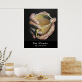 Beker van Comfort Poster (Keuken)
