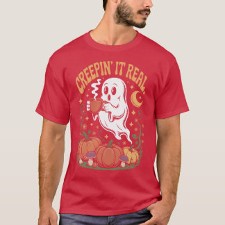 Beker van Creepin It Real verklaart deze charmante T-shirt