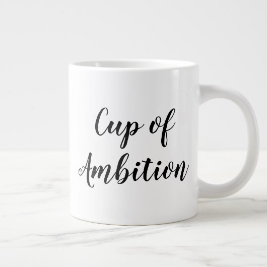 Beker van de ambitie (dubbelzijdig) grote koffiekop (Rechts)
