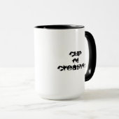 Beker van de creativiteit mok (Voorkant rechts)