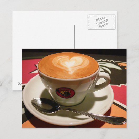 Beker van de liefde briefkaart (Voorkant / Achterkant)