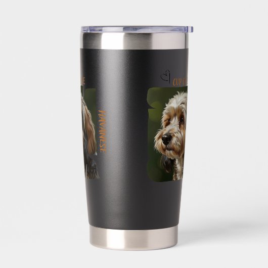 Beker van de Liefde Hond Liefhebber Cadeau-ideeën Geïsoleerde Drinkbeker (Links)