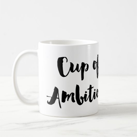 Beker van de Mok van Ambition Boss Lady Coffee Tea (Links)