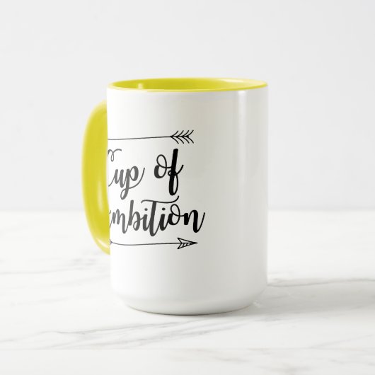 Beker van de Mok van Ambition Coffee (Voorkant links)