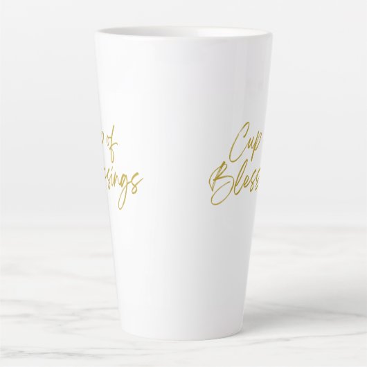 Beker van de Mok van de Tall Latte (Voorkant)