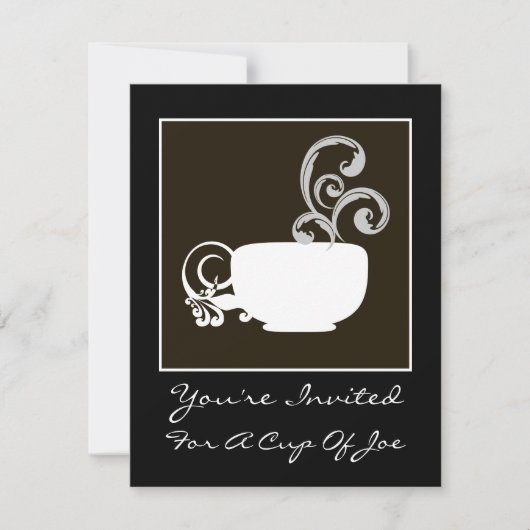 beker van de uitnodiging van Joe (Voorkant)