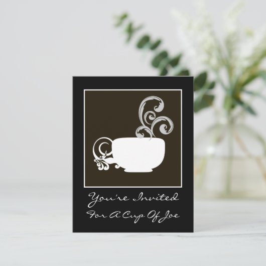 beker van de uitnodiging van Joe (Staand voorkant)