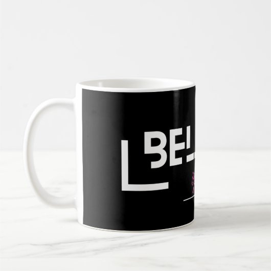 Beker van geloof koffiemok (Links)