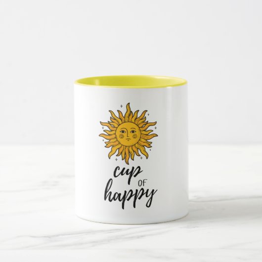 Beker van Happy Sunshine Modern Mok (Midden)