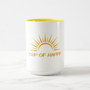 Beker van Happy Sunshine Modern Mok