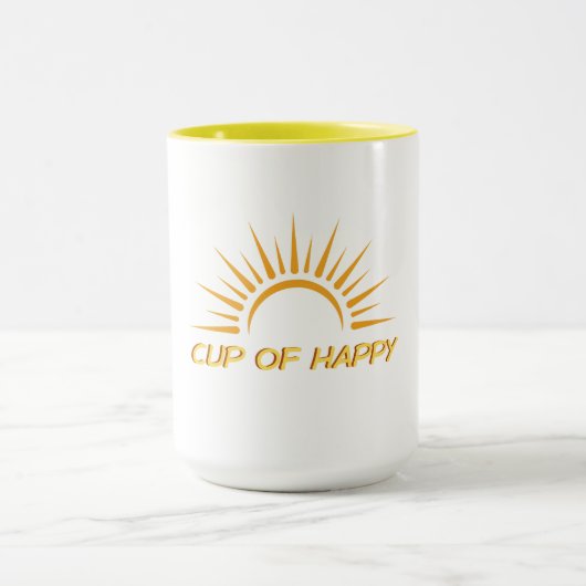 Beker van Happy Sunshine Modern Mok (Midden)