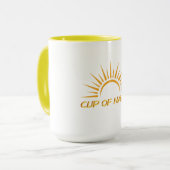 Beker van Happy Sunshine Modern Mok (Voorkant links)