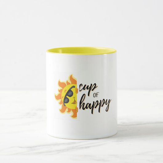 Beker van Happy Sunshine Modern Mok (Midden)
