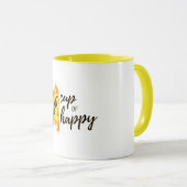 Beker van Happy Sunshine Modern Mok (Voorkant rechts)