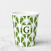 Beker van het groene druivenpapier (Voorkant)