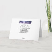 Beker van het Wenskaart van de Winterwijken van Co Feestdagen Kaart (Achterkant)