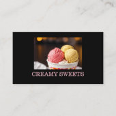 Beker van ijs Scoops Visitekaartje (Voorkant)