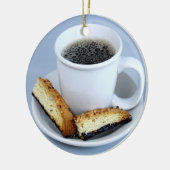 Beker van Java en Biscotti Ornament (Links)