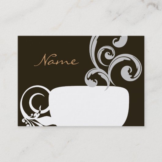 Beker van Joe Card Visitekaartje (Voorkant)