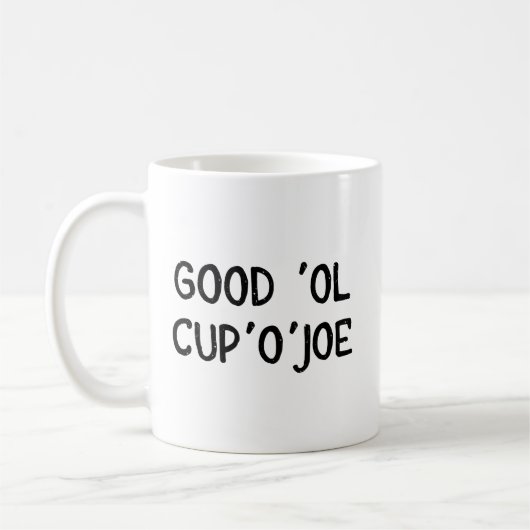 Beker van Joe Coffee-Mok - Good 'Ol Cup'O'Joe Koffiemok (Links)