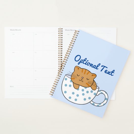 Beker van Kawaii Style met kattefeïne Planner (Display)