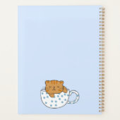 Beker van Kawaii Style met kattefeïne Planner (Achterkant)
